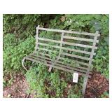Vintage Metal Outdoor Bench