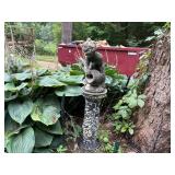 Cement Garden Statue & Pedistool
