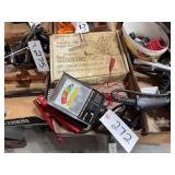 Battery Tester & Master Tire repair kit