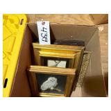 Vintage Picture Frames & Owl Shadow Boxes