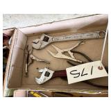 Vice Grips, Crescent Wrench, Pliers