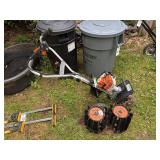 Stihl MM55C Tiller & attachments