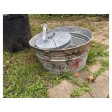 Wash Tub & Ash Bucket