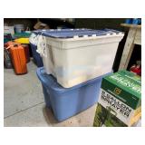 Tote of Light Bulbs & Christmas Lights