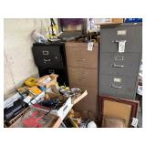 (3) Filing Cabinets