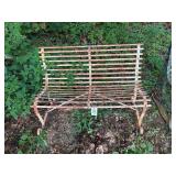 Vintage Metal Outdoor Bench