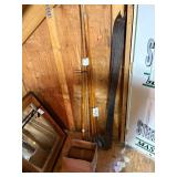 Early Shuffle Board Set & Skis