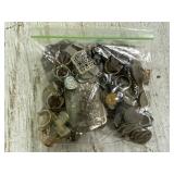 Bag of Misc Jewelry, Coins & other