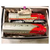 Marx Santa Fe Trains