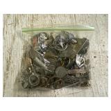 Bag of Misc Jewelry, Coins & other