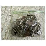 Bag of Misc Jewelry, Coins & other