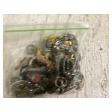 Bag of Misc Jewelry, Coins & other
