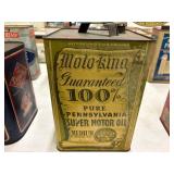 Moto King Motor Oil Can