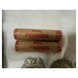 (2) Rolls of Pennies