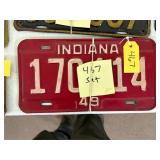 Indiana License Plates