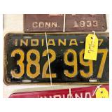 Indiana License Plates