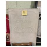 Coca-Cola Curb Service Sign
