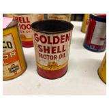 Shell Golden Motor Oil Can