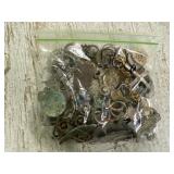 Bag of Misc Jewelry, Coins & other