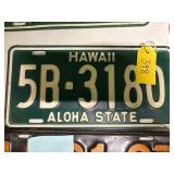 Hawaii License Plate