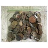 Unsearched bags of misc coins