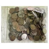 Unsearched bags of misc coins