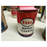 Esso Motor Cleaner Can