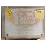 Sire Power Inc Metal Sign