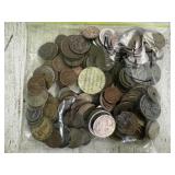 Unsearched bags of misc coins