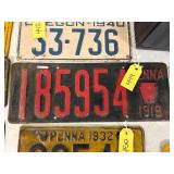 Penna 1919 License Plate