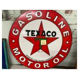 Double Sided Texaco Porcelain Sign