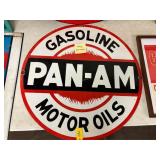 Pan-am Motor oils Porcelain Sign