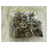 Bag of Misc Jewelry, Coins & other
