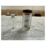 Dental Floss/Eye Remedy Bottles