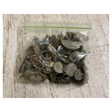 Bag of Misc Jewelry, Coins & other