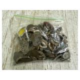 Bag of Misc Jewelry, Coins & other