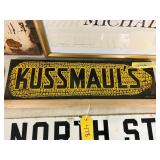 Kussmaul's Corn Double Sided Sign