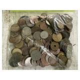 Unsearched bags of misc coins