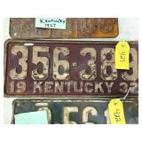 Kentucky 1932 License Plate