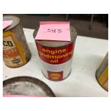 Shell Engine Conditioning Oil Can