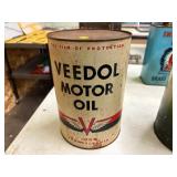 Veedol Motor Oil Can