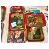 (6) Coca-Cola Trays
