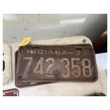 (3) Indiana License Plates