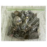 Bag of Misc Jewelry, Coins & other