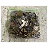 Bag of Misc Jewelry, Coins & other