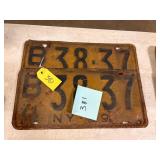 (2) NY License Plates