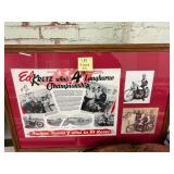 Signed Ed Kretz Indian Motorcycle Dï¿½cor