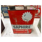 Saphire Motor Oil Can
