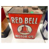 Red Bell Motor Oil Can