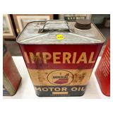 Imperial Motor Oil Can